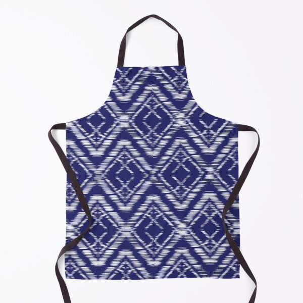 Item preview, Geometric square silk pattern applied on a blue background designed and sold by Toyney.