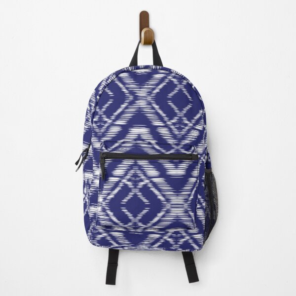 Item preview, Geometric square silk pattern applied on a blue background designed and sold by Toyney.