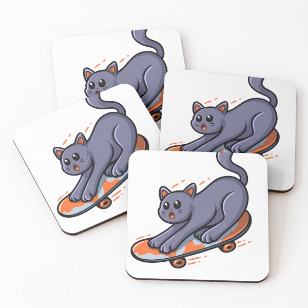 Item preview, Skateboard Cat designed and sold by twelvestd.