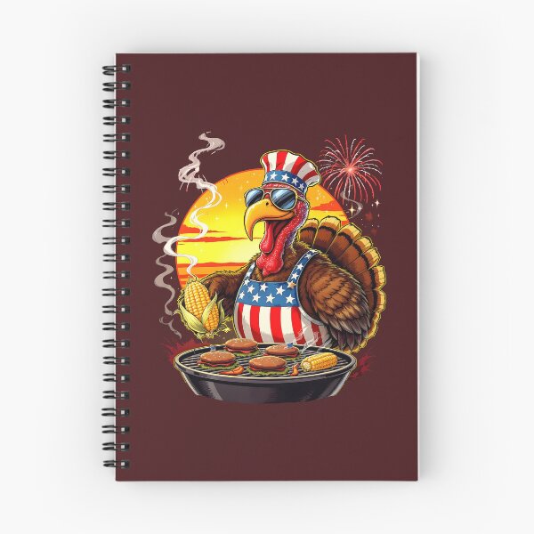 Item preview, Patriotic Turkey BBQ Hero | Funny USA Thanksgiving T-Shirt designed and sold by Uglyandcute.