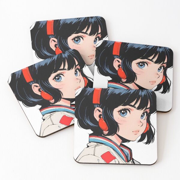 Item preview, Mug retro anime girl  designed and sold by RadiantGraphics.