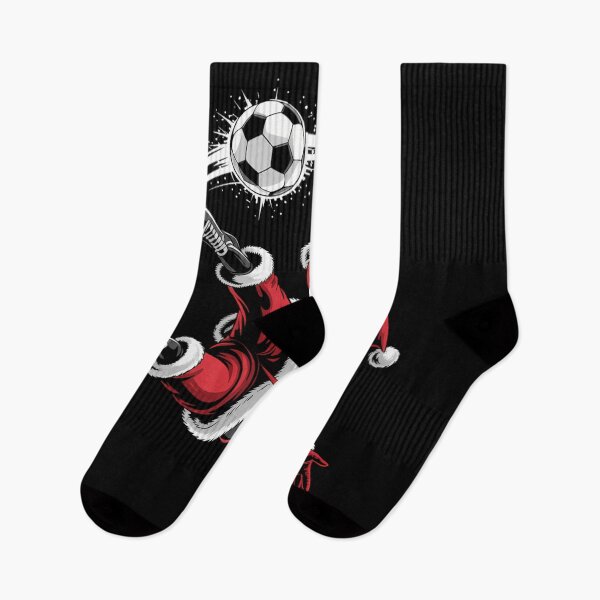 Item preview, Christmas Santa Soccer Bicycle Kick Xmas Sports designed and sold by DoorwayThreads.