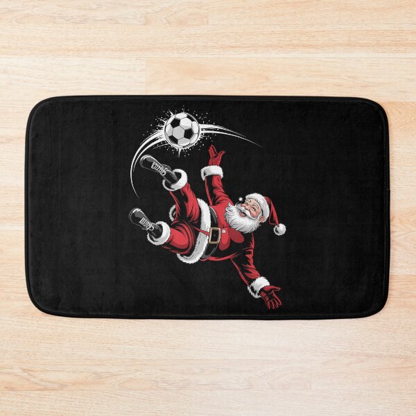 Item preview, Christmas Santa Soccer Bicycle Kick Xmas Sports designed and sold by DoorwayThreads.