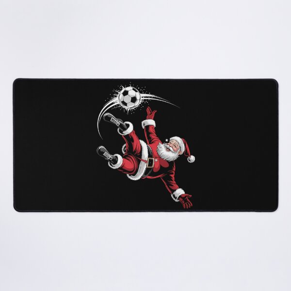 Item preview, Christmas Santa Soccer Bicycle Kick Xmas Sports designed and sold by DoorwayThreads.