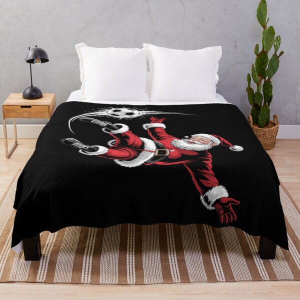 Item preview, Christmas Santa Soccer Bicycle Kick Xmas Sports designed and sold by DoorwayThreads.