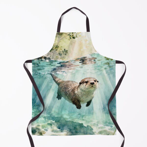 Item preview, Sunlit Dive - Otter designed and sold by ZOMILA.
