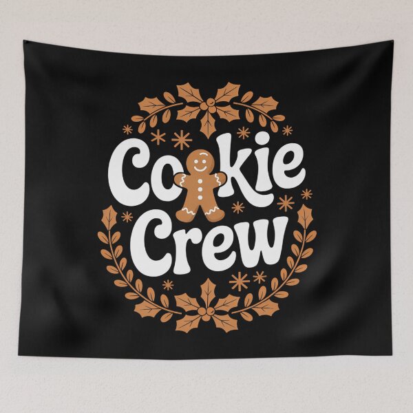 Item preview, Cookie Crew Gingerbread Baker Christmas Cookie Baking designed and sold by DoorwayThreads.
