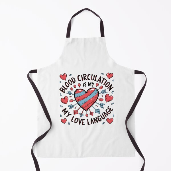 Item preview, Blood Circulation Is My Love Language Funny Cardiovascular Perfusionist designed and sold by CuteDesignables.