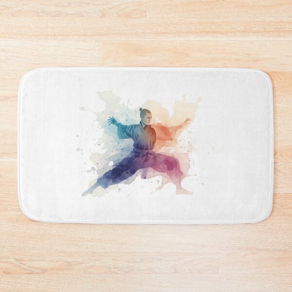 Item preview, Watercolor Shaolin Monk designed and sold by NAIRVANA.