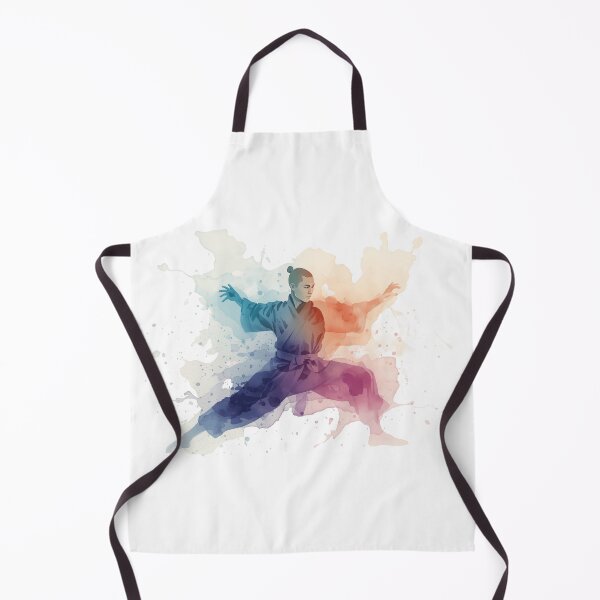Item preview, Watercolor Shaolin Monk designed and sold by NAIRVANA.