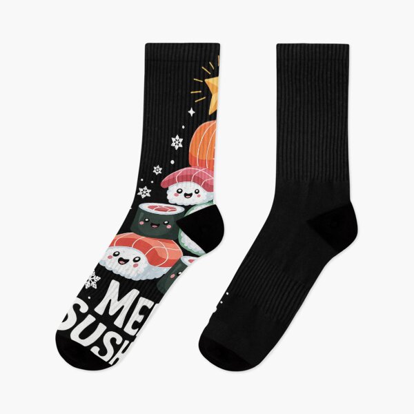 Item preview, Cute Sushi Christmas Tree Fast Food Lovers designed and sold by DoorwayThreads.