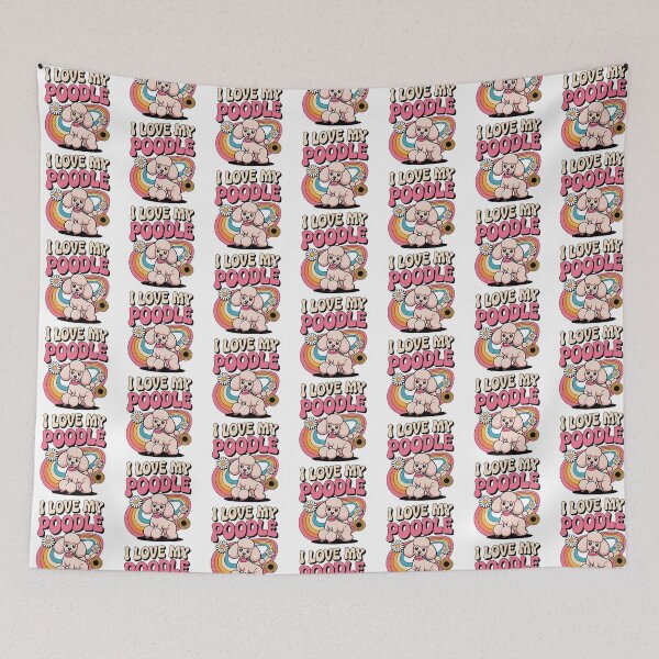 Item preview, I love My Poodle designed and sold by graphic-genie.