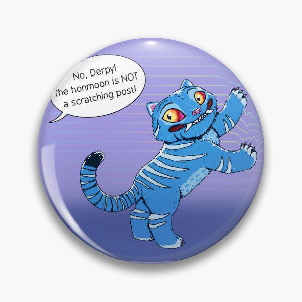 Item preview, Blue tiger scratching post designed and sold by Imaplatypus.