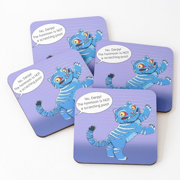 Item preview, Blue tiger scratching post designed and sold by Imaplatypus.