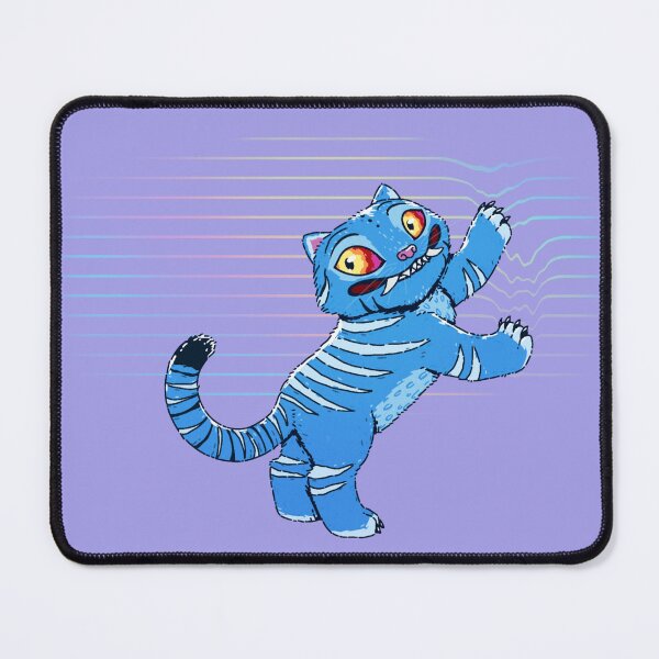 Item preview, Blue tiger scratching post designed and sold by Imaplatypus.