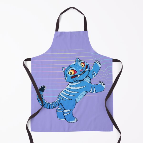 Item preview, Blue tiger scratching post designed and sold by Imaplatypus.