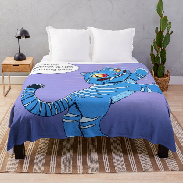 Item preview, Blue tiger scratching post designed and sold by Imaplatypus.