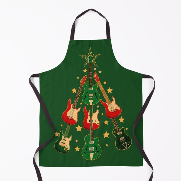 Item preview, Christmas Tree Guitar Music Rock Design designed and sold by CleanQuotes.