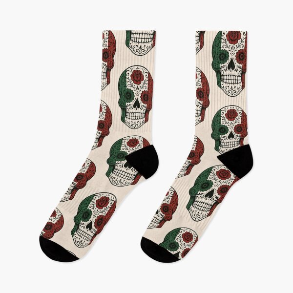 Item preview, Mexican Sugar Skull | Día de los Muertos | Mexican Flag  designed and sold by InnerFlow.