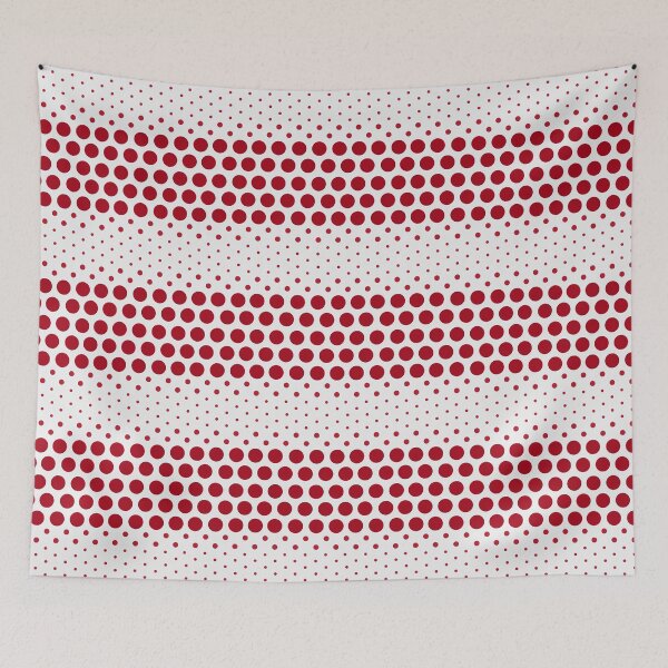 Item preview, Dotwave Red Polka Dots on White designed and sold by POLKAIWERX.