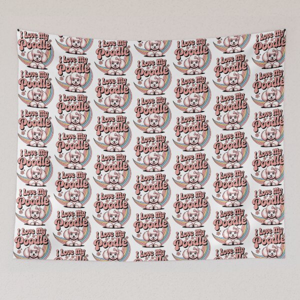 Item preview, I love My Poodle designed and sold by graphic-genie.