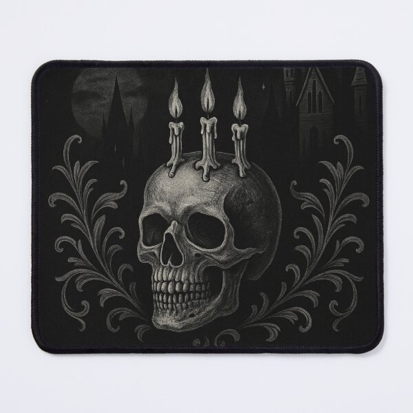 Item preview, Halloween Birthday Skull in gothic style designed and sold by Meandmyshop.