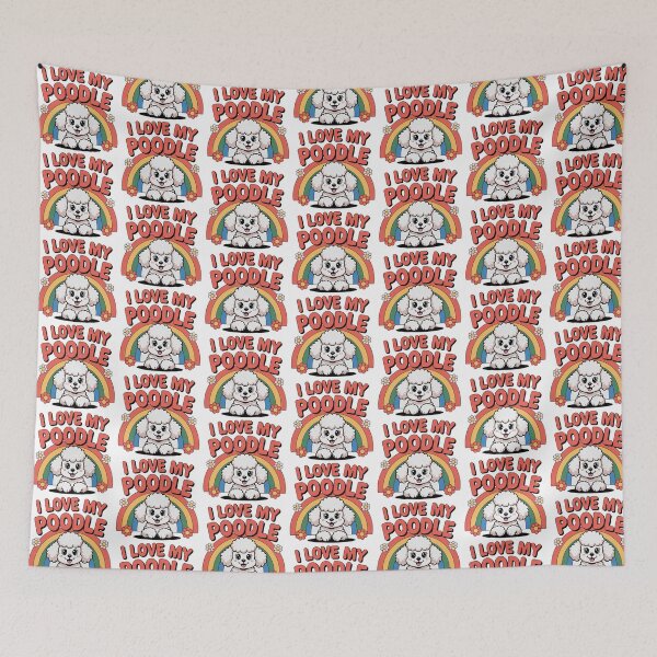 Item preview, I love My Poodle designed and sold by graphic-genie.
