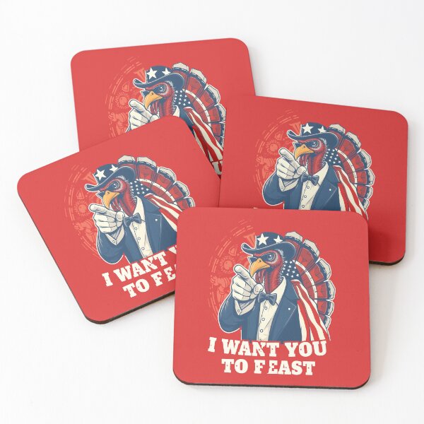 Item preview, Uncle Sam Turkey | “I Want You to Feast” Funny Thanksgiving  designed and sold by Uglyandcute.