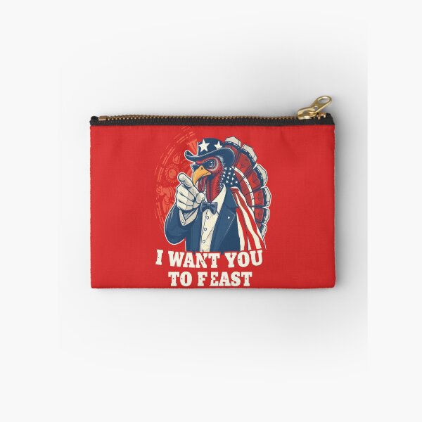 Item preview, Uncle Sam Turkey | “I Want You to Feast” Funny Thanksgiving  designed and sold by Uglyandcute.