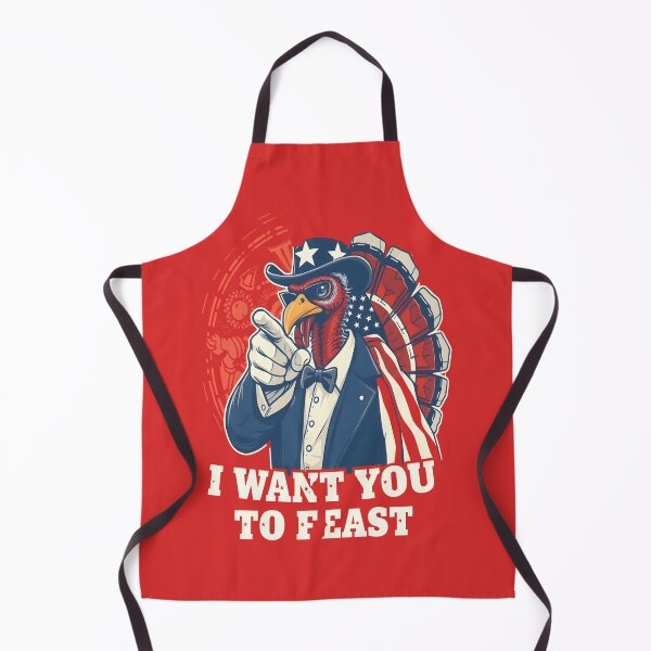 Item preview, Uncle Sam Turkey | “I Want You to Feast” Funny Thanksgiving designed and sold by Uglyandcute.