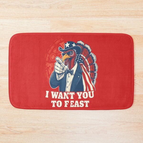 Item preview, Uncle Sam Turkey | “I Want You to Feast” Funny Thanksgiving  designed and sold by Uglyandcute.