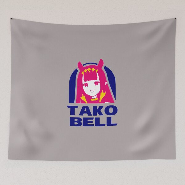 Item preview, HOLOLIVE-EN-INA-TAKO-BELL-LOGO-PARODY designed and sold by PaulJansen.