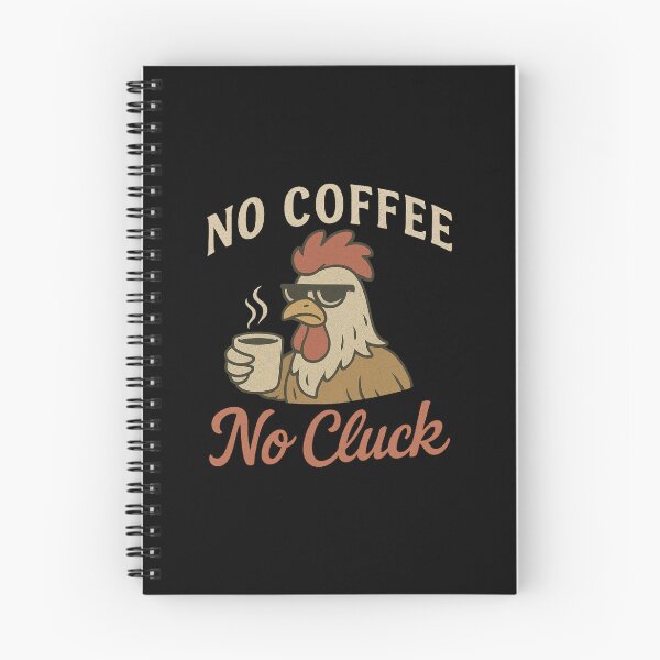 Item preview, No Coffee No Cluck Funny Chicken Vintage Café Design designed and sold by ModkMerch.