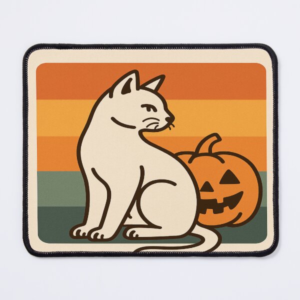 Item preview, Halloween Cat with Pumpkin designed and sold by MonroysMakes.