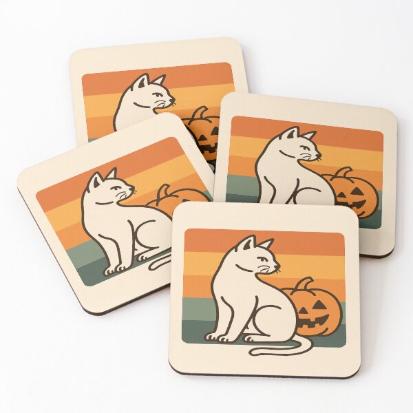 Item preview, Halloween Cat with Pumpkin designed and sold by MonroysMakes.