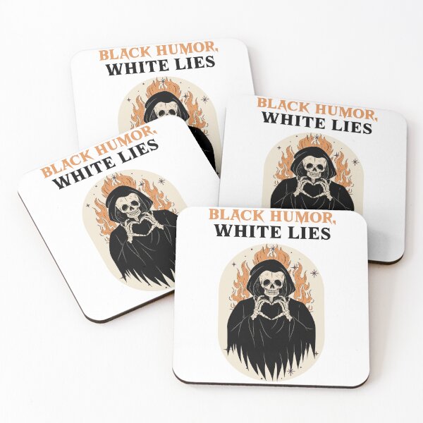 Item preview, Dark Humor Shirt – “Black Humor, White Lies” designed and sold by The Mood Tees .