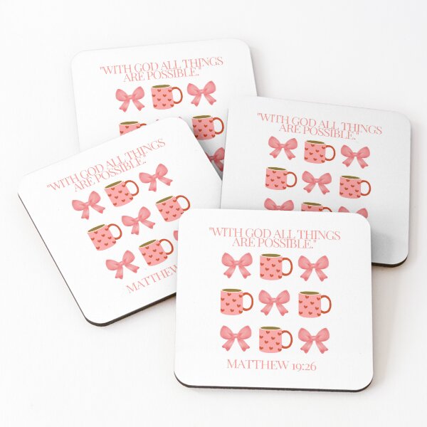 Item preview, Matthew 19:26 With God All Things Are Possible designed and sold by Kring Creations.