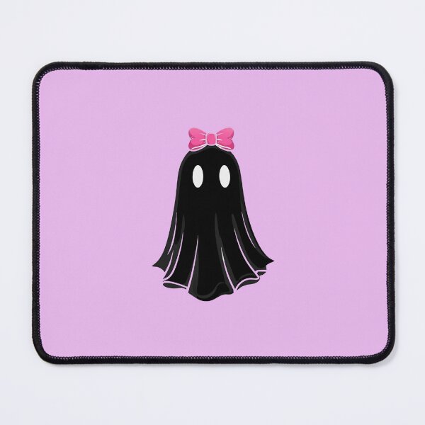 Item preview, Spooky Cute Ghost with Pink Bow designed and sold by CharmedByCharm.