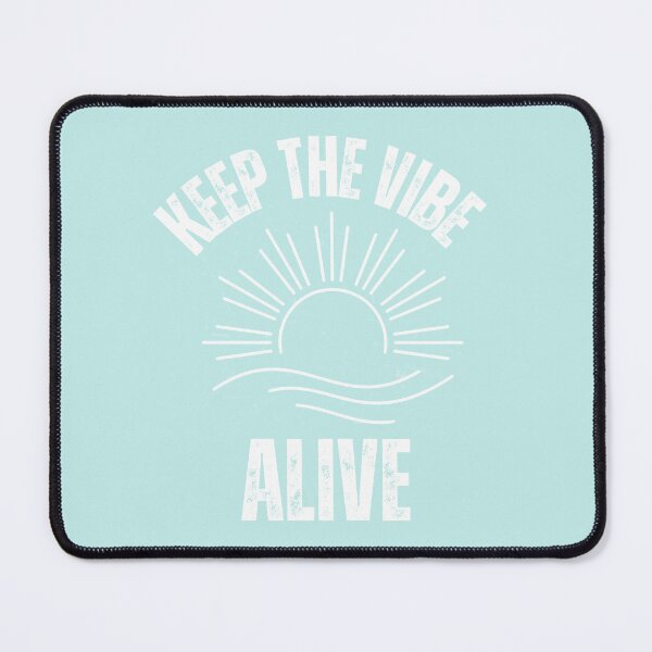 Item preview, Keep The Vibe Alive – Vintage Surf Grunge Tee – Coastal Retro Bondi Style Shirt designed and sold by Fig Tree Lane - Art &Tees.