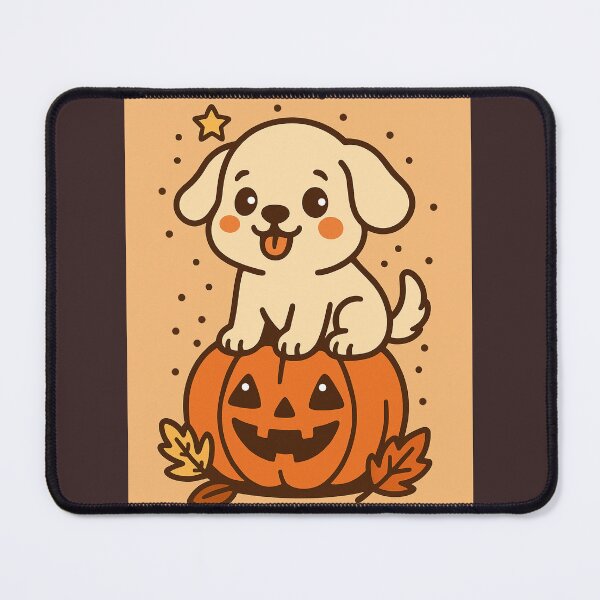 Item preview, Lab puppy sitting on a pumpkin designed and sold by MonroysMakes.