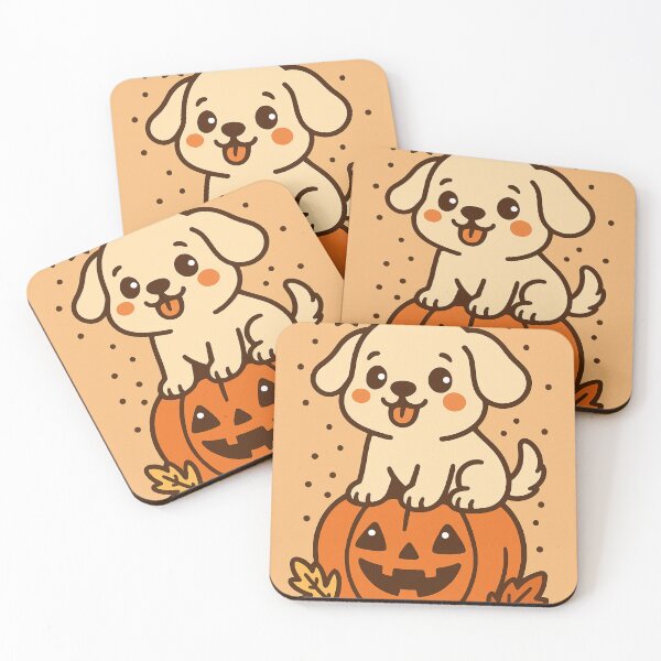 Item preview, Lab puppy sitting on a pumpkin designed and sold by MonroysMakes.
