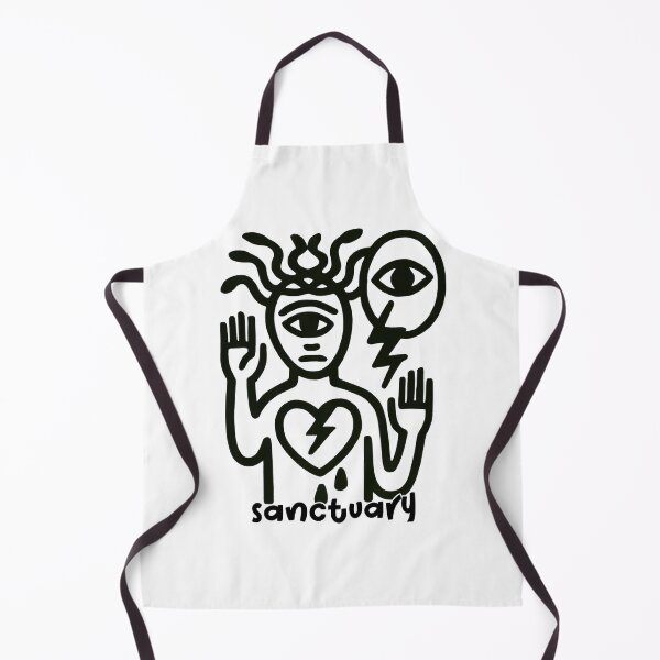 Item preview, Sanctuary Symbol Black Line Art for Healing designed and sold by CottonandQuill.