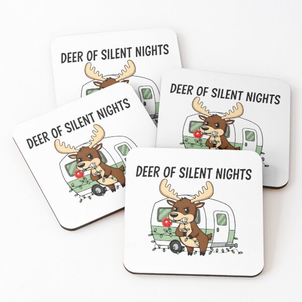 Item preview, Silent Nights Gone Wrong – Angry Reindeer Edition designed and sold by SplashTastic.