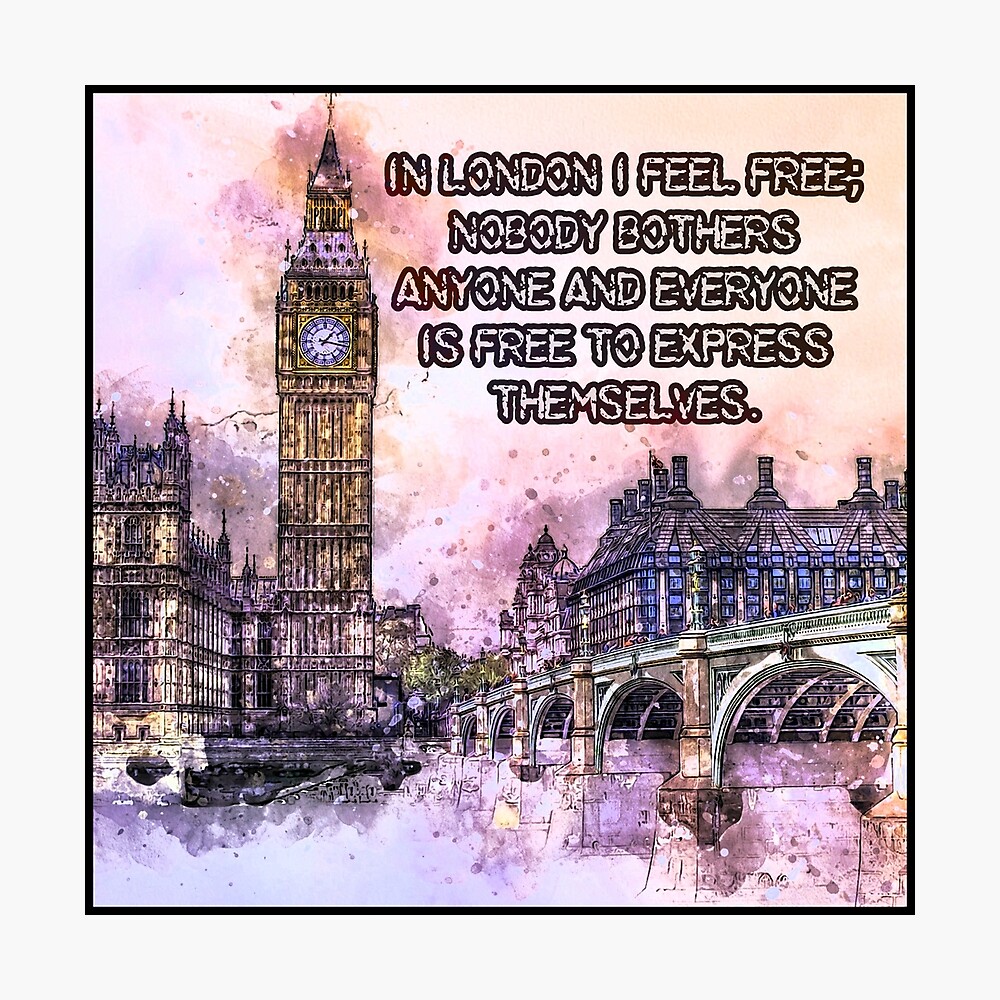 Poster Design D Illustration De Pont De Citation De Londres 18 Par K Constantine Redbubble