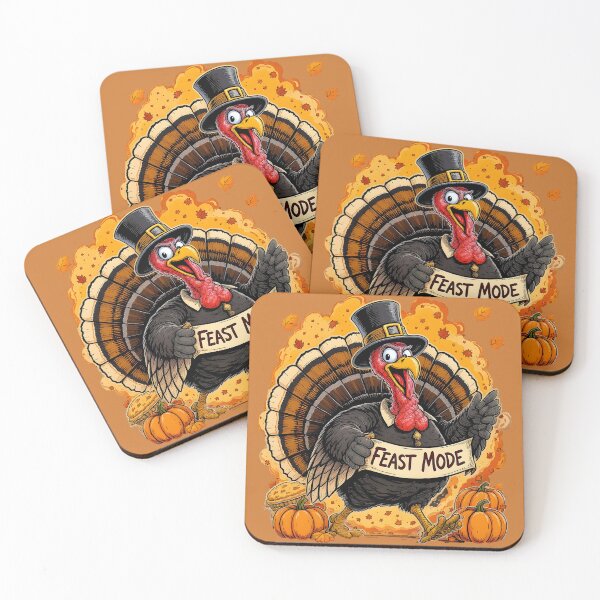 Item preview, Thanksgiving Feast Mode Turkey | Funny Thanksgiving Parade T-Shirt designed and sold by Uglyandcute.