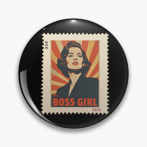 Item preview, The Boss Girl – Vintage Retro Feminist Poster designed and sold by Ivy-Triggs.