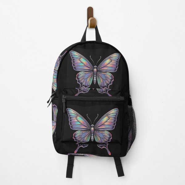 Item preview, Vibrant Butterfly on Black Background designed and sold by Savannah Gibbs.