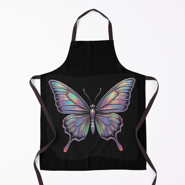 Item preview, Vibrant Butterfly on Black Background designed and sold by Savannah Gibbs.