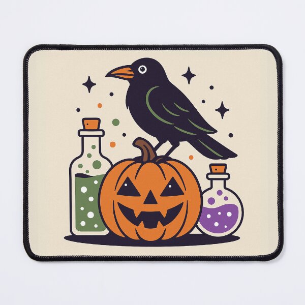 Item preview, Spooky birb with some potions designed and sold by MonroysMakes.