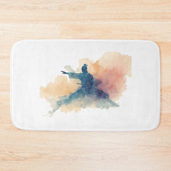 Item preview, Watercolor Shaolin Monk designed and sold by NAIRVANA.